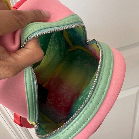 Loungefly Sanrio Hello Kitty and Friends Color Block Mini Backppack - Picture 12 of 13